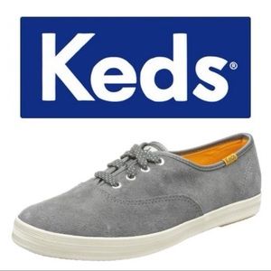 Keds Grey Suede Plimsolls Sneakers